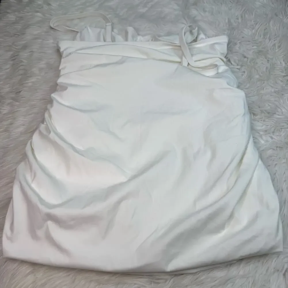 Skims Sculpting Swim Ruched One Piece Swimsuit White Marble Size 3x NWT